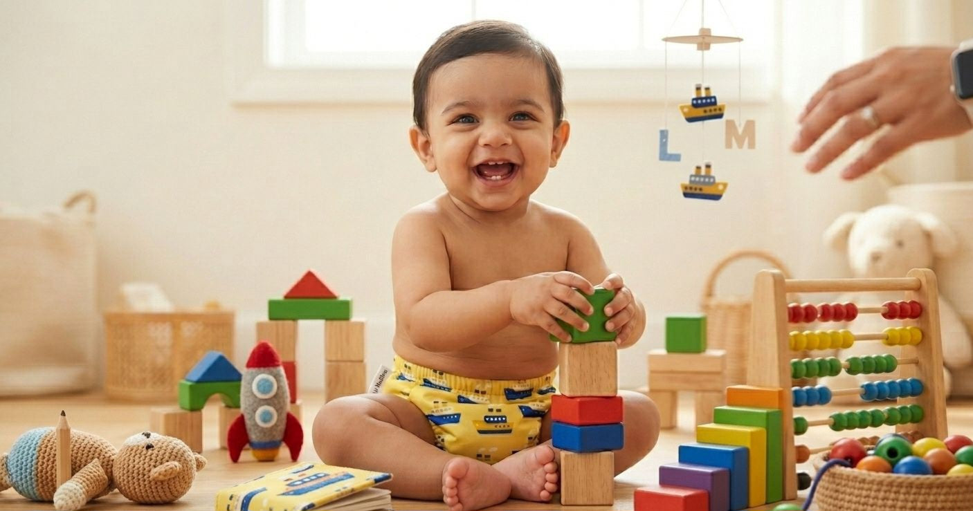 Premium Nautical WASHABLE/REUSABLE DIAPER