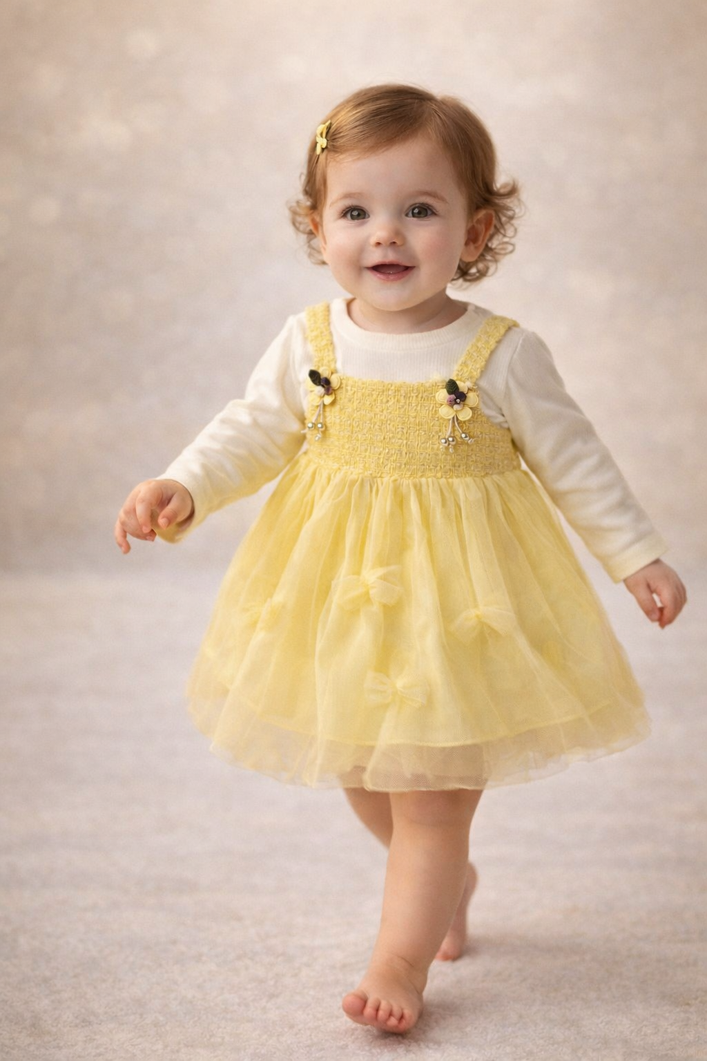 Sunbeam Blossom Couture Dress