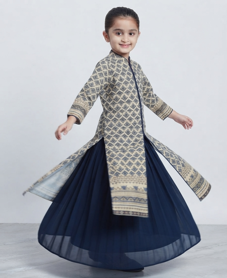 Indo-Western ethnic set for girls - festive party wear
