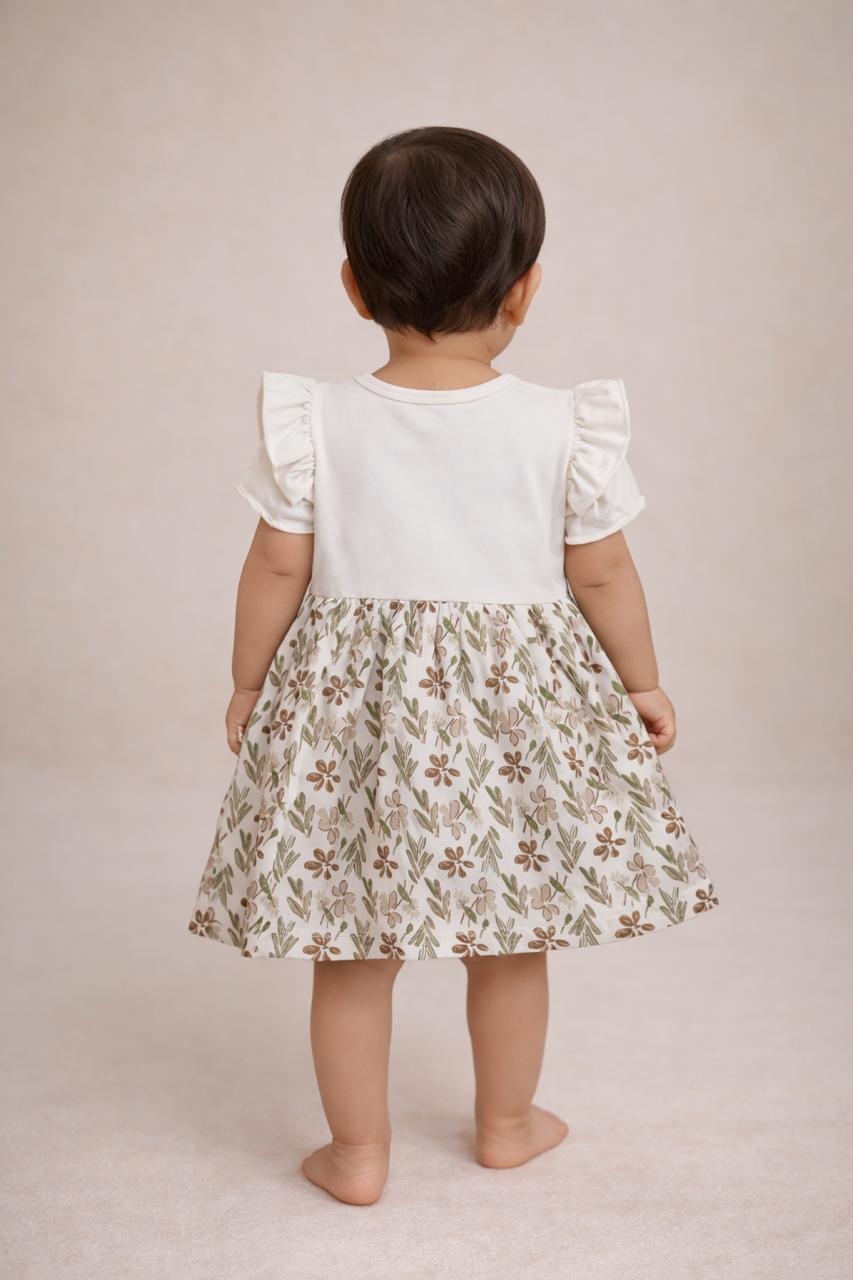 Autumn Blossom Bow Dress