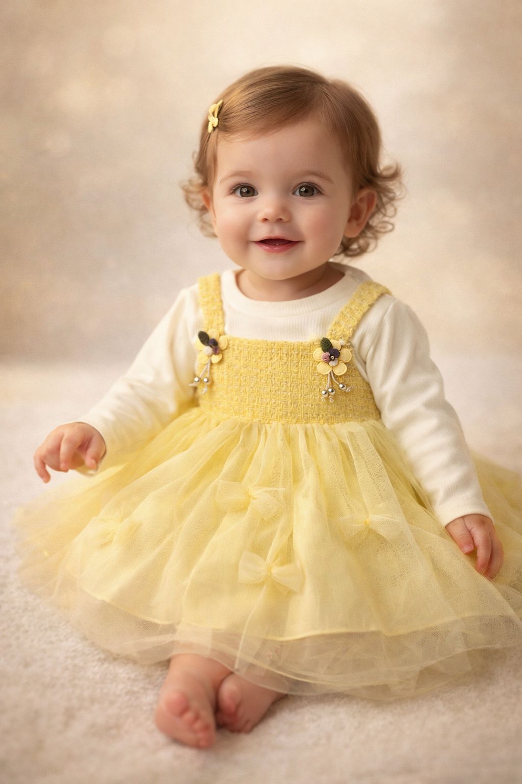 Sunbeam Blossom Couture Dress