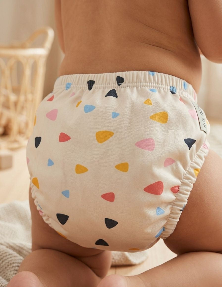 MINIMILISTIC PRINT REUSABLE/WASHABLE DIAPER