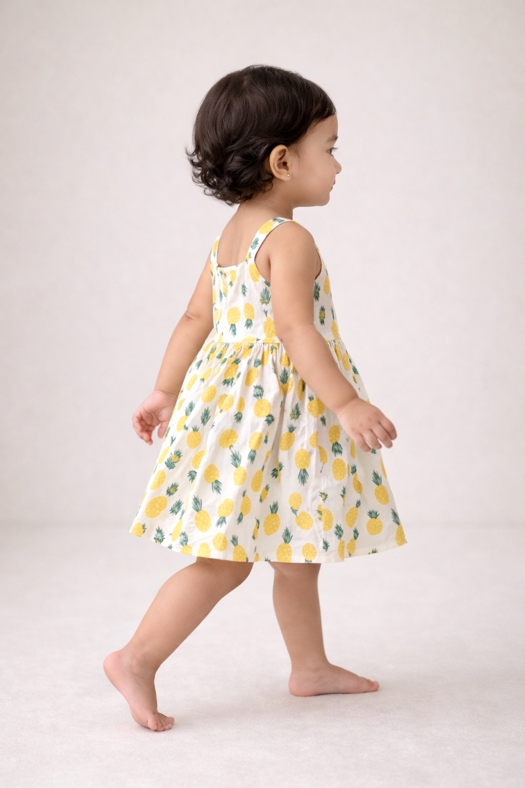 Sweet Pineapple Baby Girl Dress